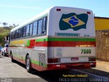 Novobuss Turismo 7580 na cidade de Trindade, Goiás, Brasil, por Paulo Roberto de Morais Amorim. Número da foto: #:id.
