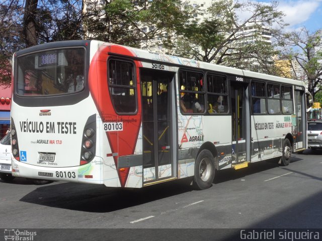 Pampulha Transportes > Plena Transportes 80103 na cidade de Belo Horizonte, Minas Gerais, Brasil, por Gabriel Oliveira. ID da foto: 3567333.