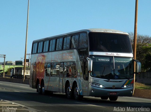 Viação Serrense 3002 na cidade de Belo Horizonte, Minas Gerais, Brasil, por Adão Raimundo Marcelino. Número da foto: #3567232.