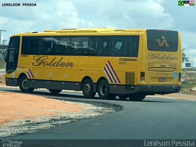 Viação Itapemirim 45233 na cidade de Caruaru, Pernambuco, Brasil, por Lenilson da Silva Pessoa. ID da foto: 3566241.