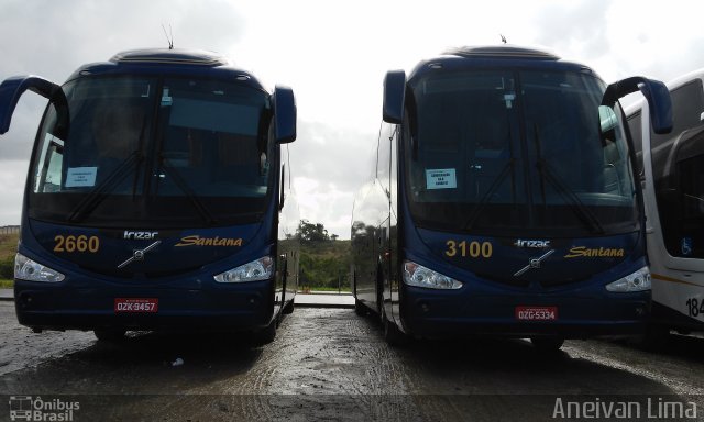 Empresas de Transportes Santana e São Paulo 3100 na cidade de Camaçari, Bahia, Brasil, por Aneivan Lima. Número da foto: #3566269.