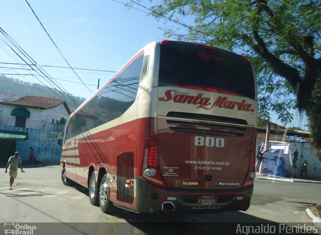Santa Maria Fretamento e Turismo > Transportes Santa Maria(SP) 800 na cidade de São Bernardo do Campo, São Paulo, Brasil, por Agnaldo Penides. Número da foto: #3566629.
