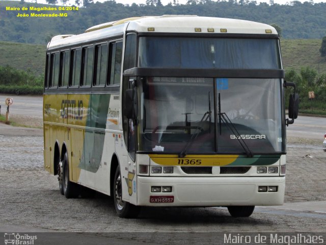 Empresa Gontijo de Transportes 11365 na cidade de João Monlevade, Minas Gerais, Brasil, por Mairo de Magalhães. ID da foto: 3568284.