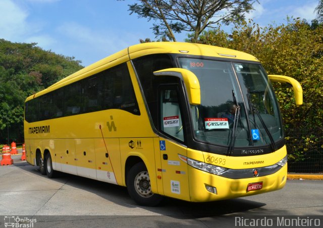 Viação Itapemirim 60693 na cidade de São Paulo, São Paulo, Brasil, por Ricardo Silva Monteiro. ID da foto: 3569267.