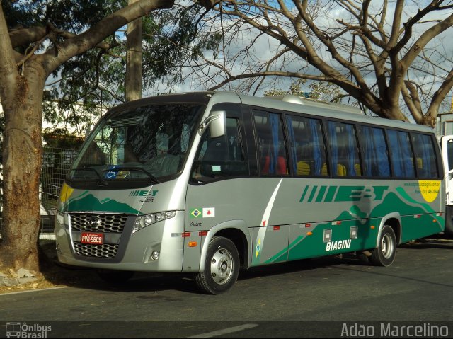 EBT - Expresso Biagini Transportes 5609 na cidade de Belo Horizonte, Minas Gerais, Brasil, por Adão Raimundo Marcelino. ID da foto: 3569512.