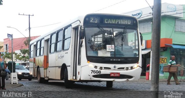 Viação Cidade Porto Seguro 7608 na cidade de Porto Seguro, Bahia, Brasil, por Matheus Rocha Santiago. Número da foto: #3568972.
