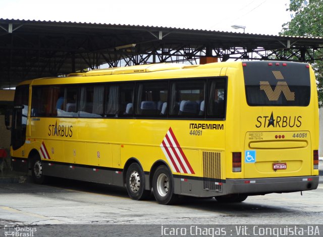 Viação Itapemirim 44051 na cidade de Vitória da Conquista, Bahia, Brasil, por Ícaro Chagas. ID da foto: 3569065.