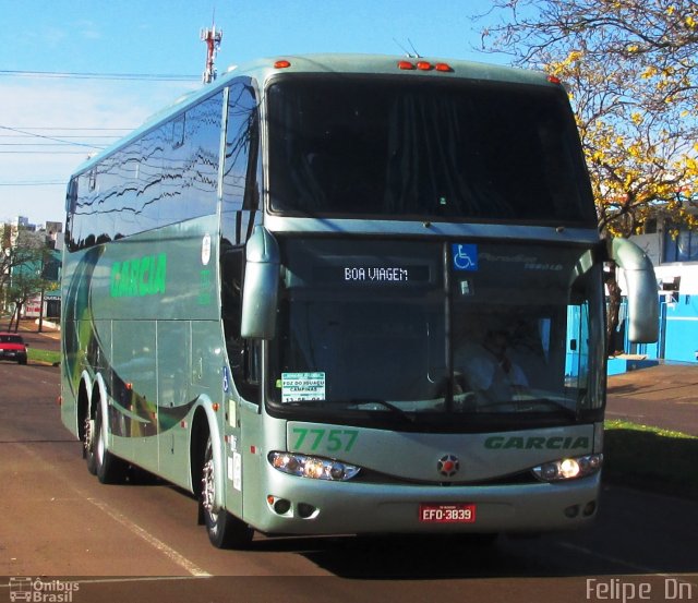 Viação Garcia 7757 na cidade de Cascavel, Paraná, Brasil, por Felipe  Dn. Número da foto: #3569262.