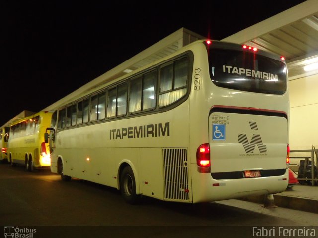 Viação Itapemirim 8203 na cidade de Belo Horizonte, Minas Gerais, Brasil, por Fabri Ferreira. ID da foto: 3570637.