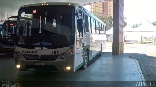 Auto Viação Cambuí 187 na cidade de Pouso Alegre, Minas Gerais, Brasil, por Cainã Marcos de Araujo. ID da foto: 3571787.