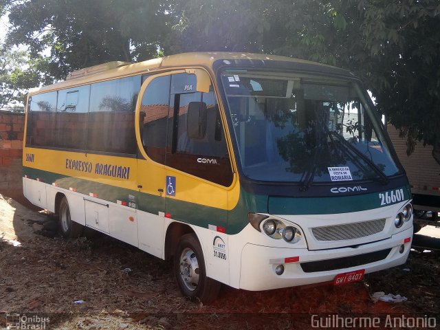 Nacional Expresso 26601 na cidade de Romaria, Minas Gerais, Brasil, por Guilherme Antonio. Número da foto: #3570943.