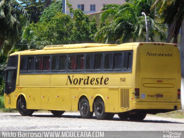 Viação Nordeste 1140 na cidade de Fortaleza, Ceará, Brasil, por Nildo Barroso. Número da foto: #3571896.