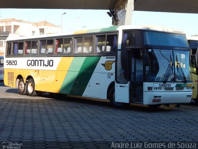 Empresa Gontijo de Transportes 5820 na cidade de Belo Horizonte, Minas Gerais, Brasil, por André Luiz Gomes de Souza. ID da foto: 3571226.