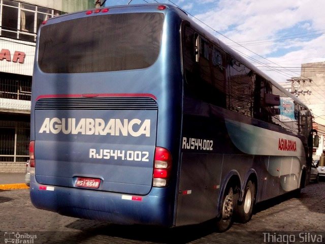 Viação Águia Branca RJ 544.002 na cidade de Nova Friburgo, Rio de Janeiro, Brasil, por Thiago Silva. ID da foto: 3570033.