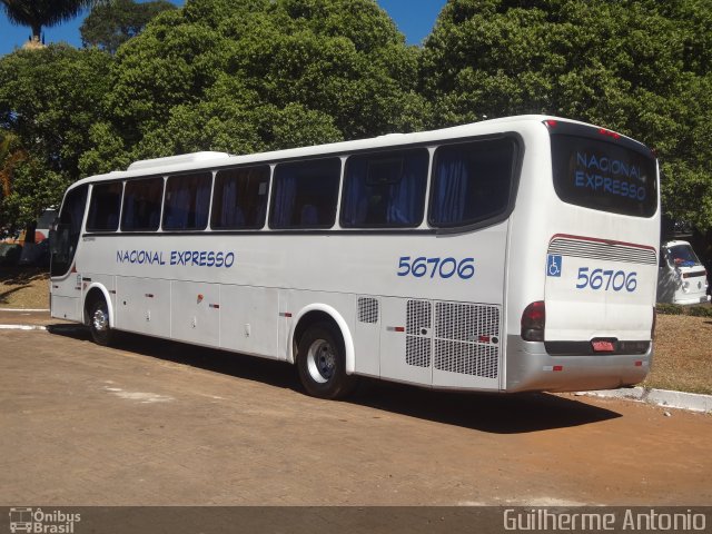 Nacional Expresso 56706 na cidade de Romaria, Minas Gerais, Brasil, por Guilherme Antonio. Número da foto: #3570574.