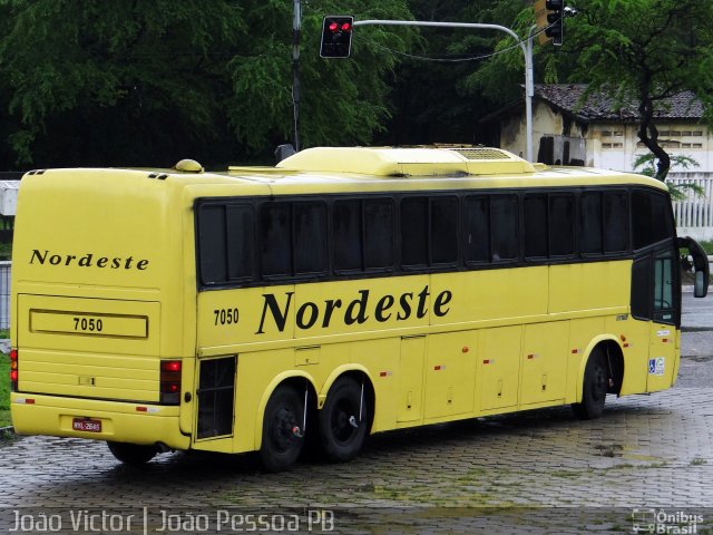 Viação Nordeste 7050 na cidade de João Pessoa, Paraíba, Brasil, por João Victor. Número da foto: #3571698.