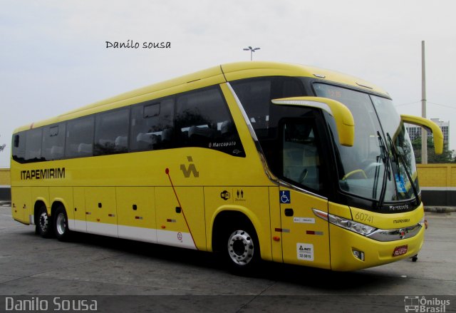 Viação Itapemirim 60741 na cidade de Rio de Janeiro, Rio de Janeiro, Brasil, por Danilo Souza. Número da foto: #3572193.