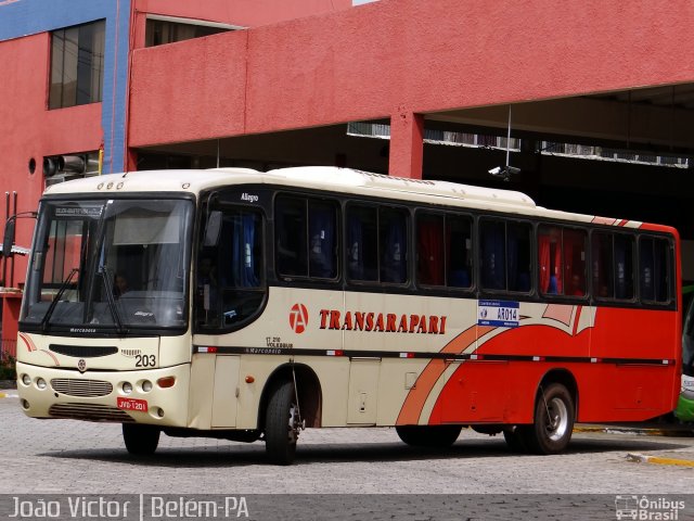 TransArapari 203 na cidade de Belém, Pará, Brasil, por João Victor. ID da foto: 3572927.