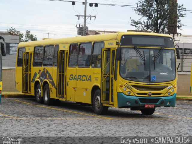 Viação Garcia 7657 na cidade de Londrina, Paraná, Brasil, por José Geyvson da Silva. Número da foto: #3573700.