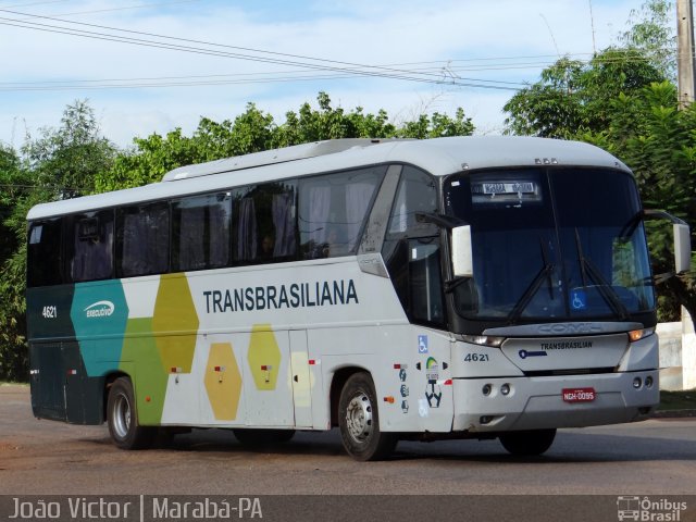 Transbrasiliana Transportes e Turismo 4621 na cidade de Marabá, Pará, Brasil, por João Victor. ID da foto: 3572958.