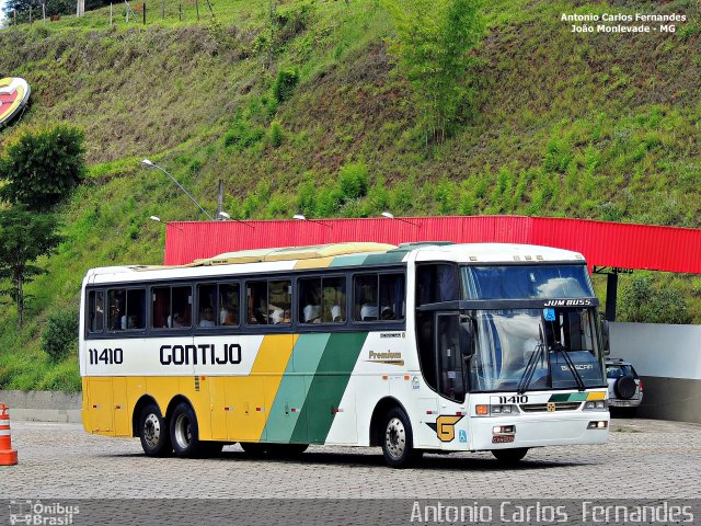 Empresa Gontijo de Transportes 11410 na cidade de João Monlevade, Minas Gerais, Brasil, por Antonio Carlos Fernandes. Número da foto: #3575373.