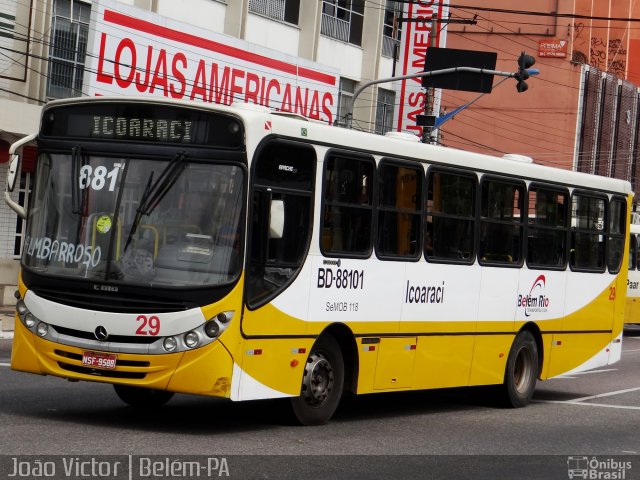 Belém Rio Transportes BD-88101 na cidade de Belém, Pará, Brasil, por João Victor. Número da foto: #3576510.