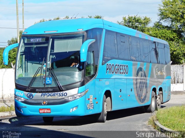 Auto Viação Progresso 6134 na cidade de Aracaju, Sergipe, Brasil, por Sergio Marques . Número da foto: #3576400.