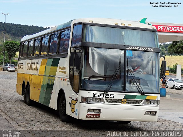 Empresa Gontijo de Transportes 15925 na cidade de João Monlevade, Minas Gerais, Brasil, por Antonio Carlos Fernandes. ID da foto: 3575371.