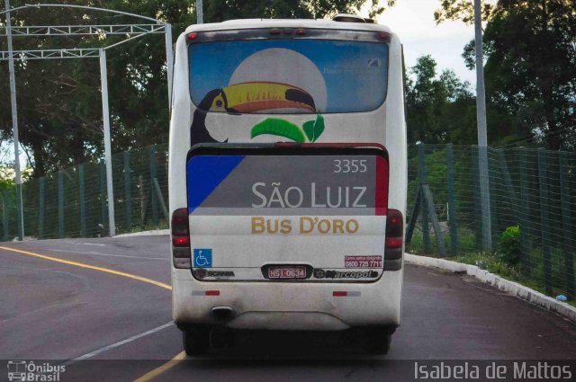Viação São Luiz 3355 na cidade de Campo Grande, Mato Grosso do Sul, Brasil, por Isabela de Mattos. Número da foto: #3576943.