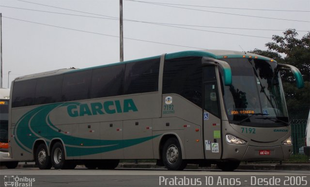 Viação Garcia 7192 na cidade de São Paulo, São Paulo, Brasil, por Cristiano Soares da Silva. Número da foto: #3576147.