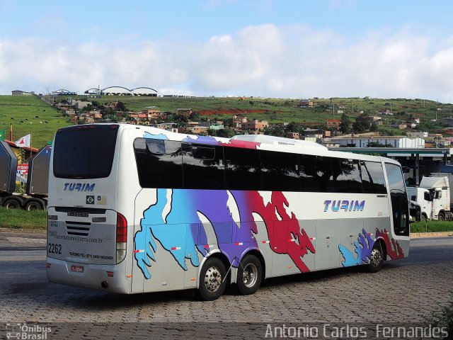 Turim Transportes e Serviços 2262 na cidade de João Monlevade, Minas Gerais, Brasil, por Antonio Carlos Fernandes. ID da foto: 3575937.