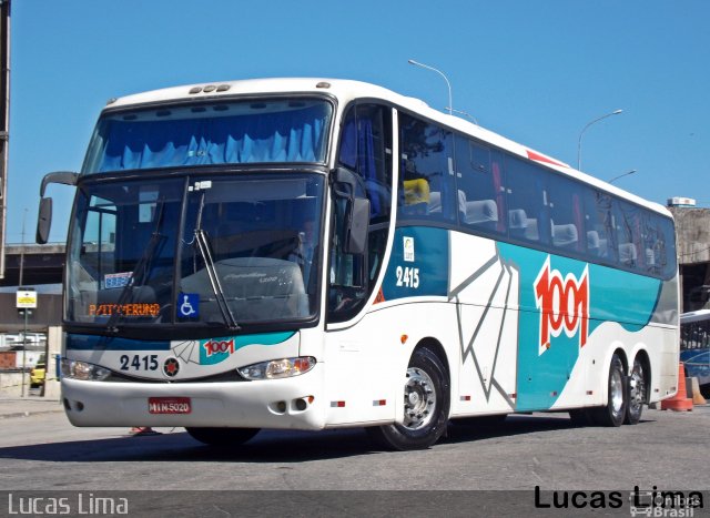 Auto Viação 1001 2415 na cidade de Rio de Janeiro, Rio de Janeiro, Brasil, por Lucas Lima. ID da foto: 3577818.