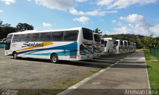 Empresas de Transportes Santana e São Paulo 1810 na cidade de Camaçari, Bahia, Brasil, por Aneivan Lima. ID da foto: 3578138.