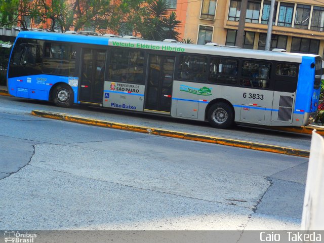 Viação Paratodos > São Jorge > Metropolitana São Paulo > Mobibrasil 6 3833 na cidade de São Paulo, São Paulo, Brasil, por Caio  Takeda. Número da foto: #3577184.