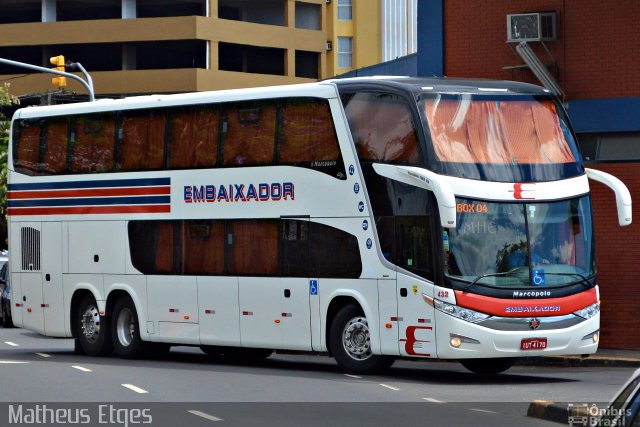 Expresso Embaixador 432 na cidade de Porto Alegre, Rio Grande do Sul, Brasil, por Matheus Etges. Número da foto: #3578392.