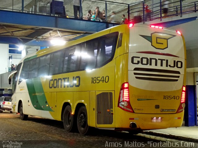 Empresa Gontijo de Transportes 18540 na cidade de Fortaleza, Ceará, Brasil, por Amós  Mattos. Número da foto: #3578804.