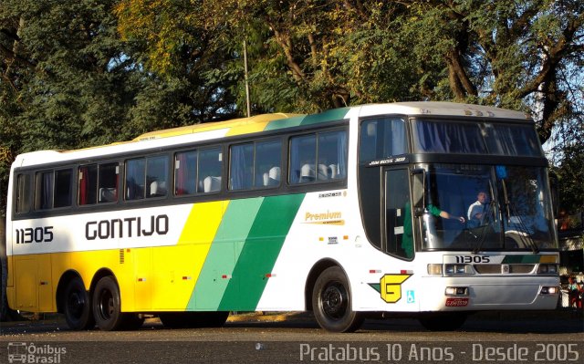 Empresa Gontijo de Transportes 11305 na cidade de São Paulo, São Paulo, Brasil, por Cristiano Soares da Silva. ID da foto: 3578417.