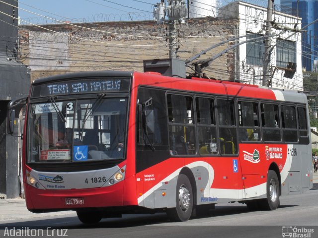 Himalaia Transportes > Ambiental Transportes Urbanos 4 1826 na cidade de São Paulo, São Paulo, Brasil, por Adailton Cruz. Número da foto: #3580255.
