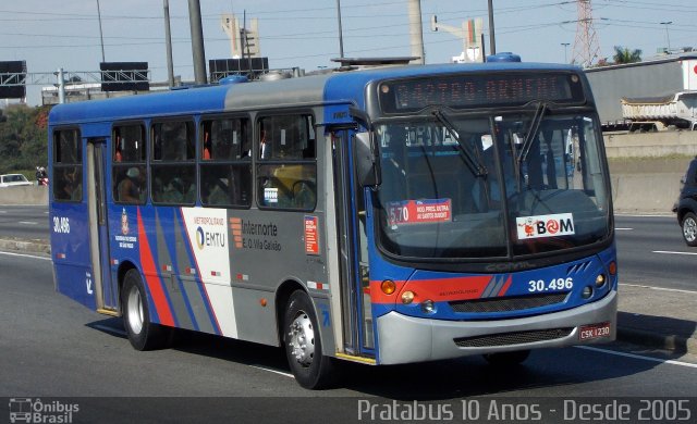 Empresa de Ônibus Vila Galvão 30.496 na cidade de São Paulo, São Paulo, Brasil, por Cristiano Soares da Silva. Número da foto: #3581032.