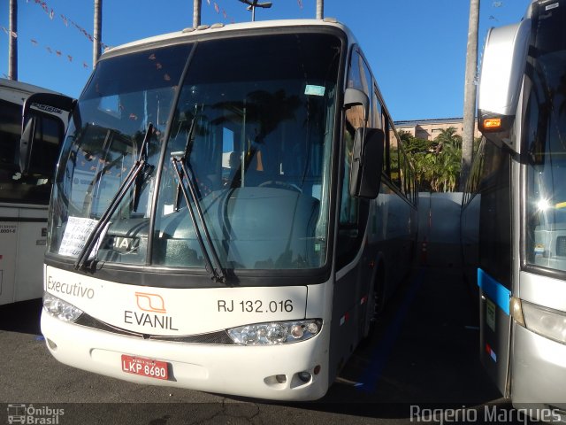 Evanil Transportes e Turismo RJ 132.016 na cidade de Aparecida, São Paulo, Brasil, por Rogerio Marques. ID da foto: 3580304.