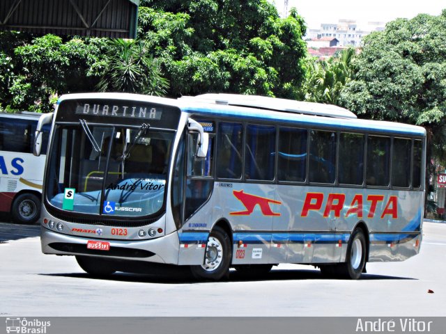 Expresso de Prata 0123 na cidade de Bauru, São Paulo, Brasil, por André Vitor  Silva dos Santos. ID da foto: 3542072.