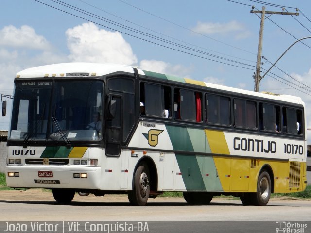 Empresa Gontijo de Transportes 10170 na cidade de Vitória da Conquista, Bahia, Brasil, por João Victor. ID da foto: 3541565.