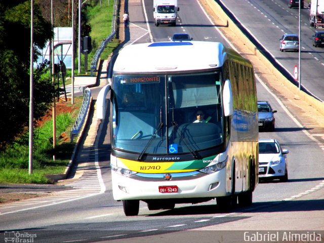 Empresa Gontijo de Transportes 18740 na cidade de Extrema, Minas Gerais, Brasil, por Gabriel Almeida. Número da foto: #3540856.