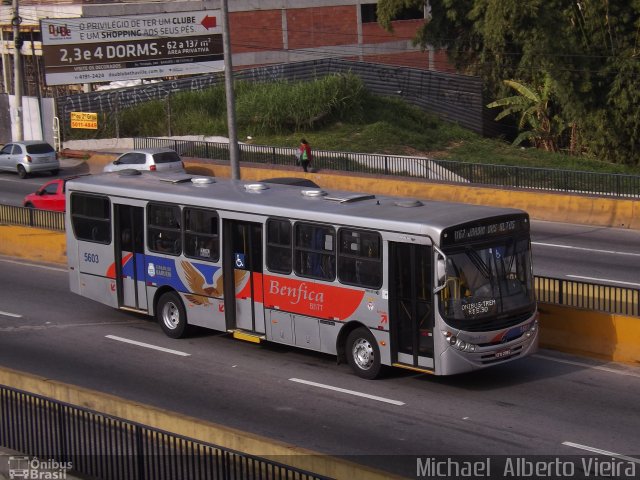 BBTT - Benfica Barueri Transporte e Turismo 5603 na cidade de Barueri, São Paulo, Brasil, por Michael  Alberto Vieira. Número da foto: #3542842.