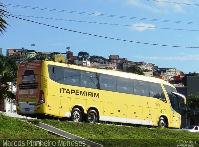 Viação Itapemirim 60787 na cidade de Vitória, Espírito Santo, Brasil, por Marcos Pinnheiro Meneses. Número da foto: #3583174.