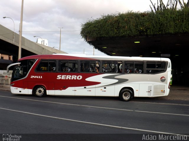 Viação Serro 24411 na cidade de Belo Horizonte, Minas Gerais, Brasil, por Adão Raimundo Marcelino. ID da foto: 3583152.