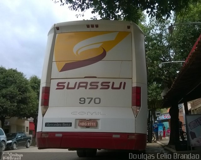 Viação Suassui 970 na cidade de Coroaci, Minas Gerais, Brasil, por Douglas Célio Brandao. Número da foto: #3583480.
