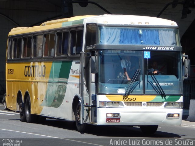 Empresa Gontijo de Transportes 11350 na cidade de Belo Horizonte, Minas Gerais, Brasil, por André Luiz Gomes de Souza. ID da foto: 3583432.