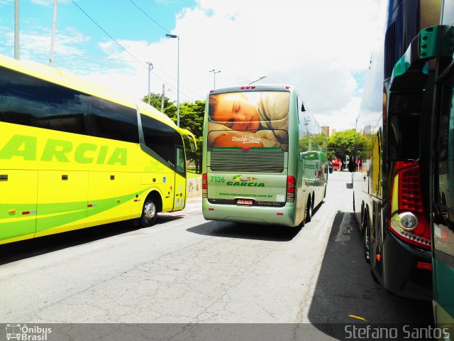 Viação Garcia 7136 na cidade de São Paulo, São Paulo, Brasil, por Stefano  Rodrigues dos Santos. Número da foto: #3581981.