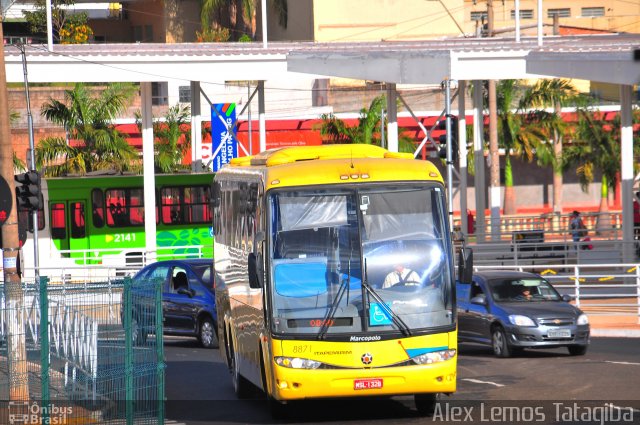 Viação Itapemirim 8871 na cidade de Ribeirão Preto, São Paulo, Brasil, por Alex Lemos Tatagiba. ID da foto: 3582129.